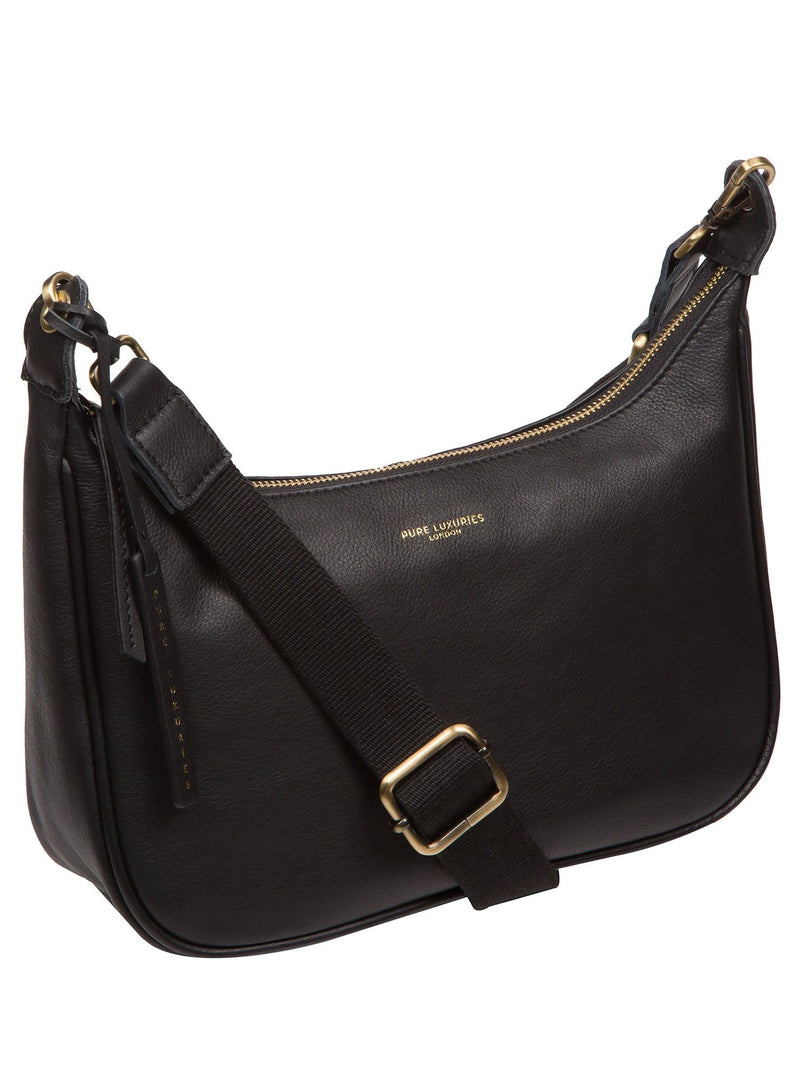 Pure Luxuries London Lancaster leather cross-body bag (British brand)