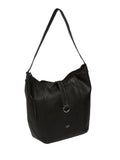 Cultured London Black Leilani Shoulder Bag 29x38x11cm, imported from the UK