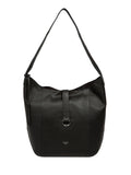 Cultured London Black Leilani Shoulder Bag 29x38x11cm, imported from the UK
