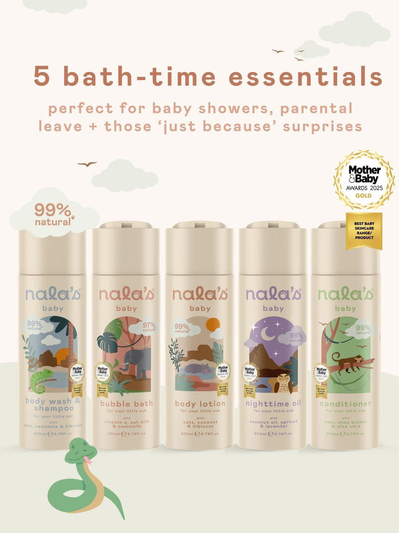 Nala's Baby Bathtime Gift Set, imported from the UK