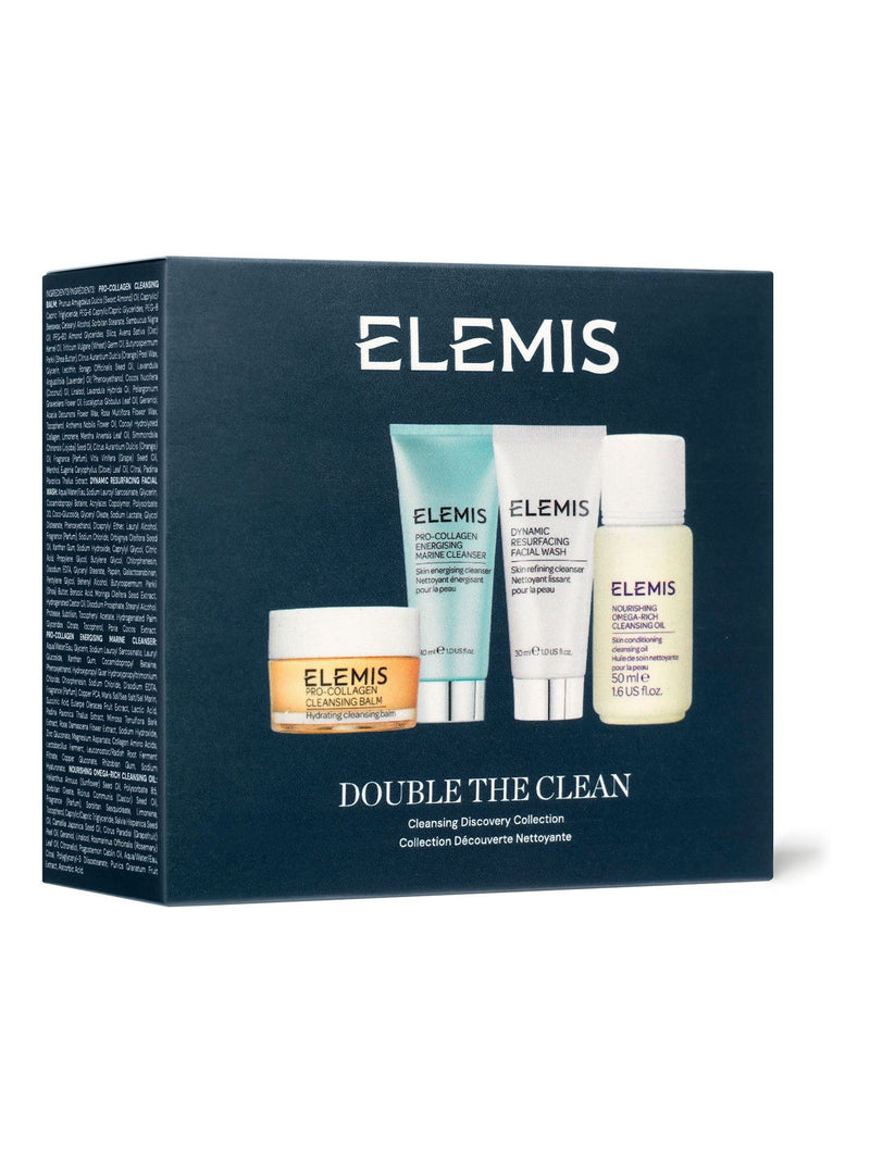 ELEMIS Double The Clean cleansing set - British product