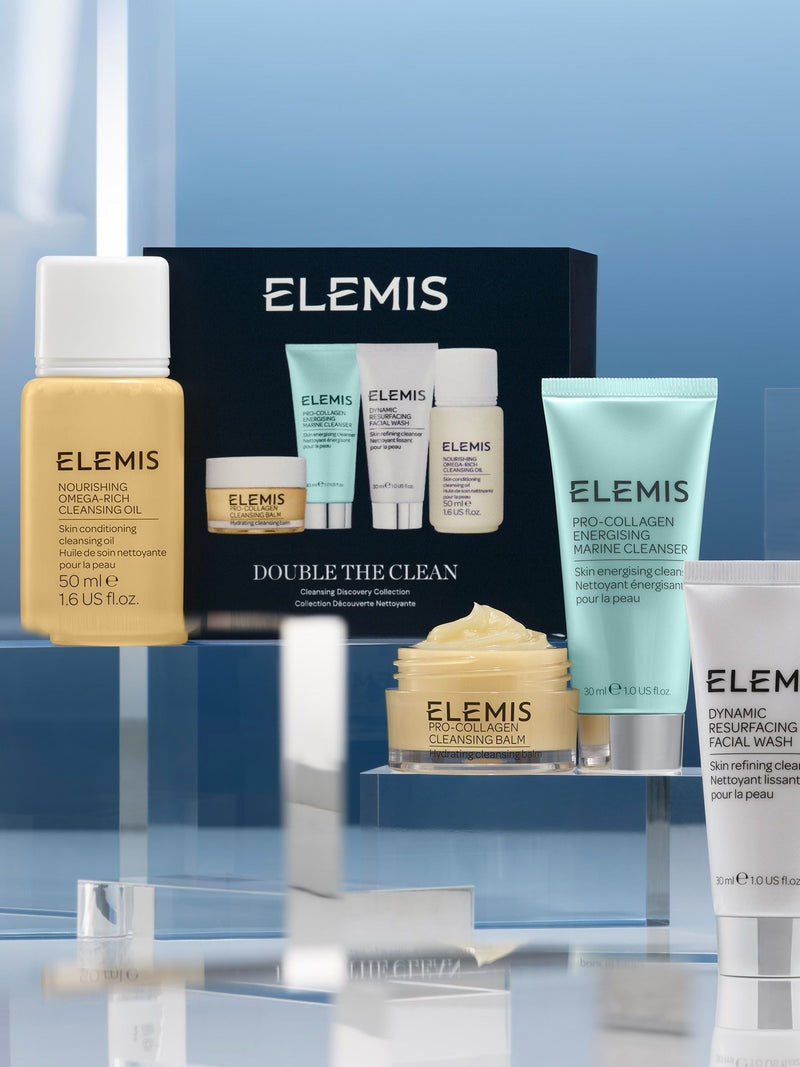ELEMIS Double The Clean cleansing set - British product