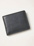 FatFace black twin stitch leather wallet, UK version