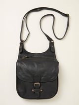 Next FatFace Anna Black Oiled Crossbody Bag- Buy online at McGrocer