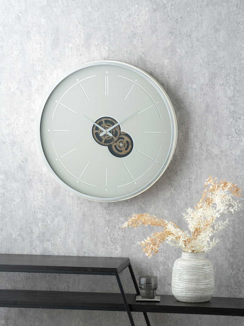 Pacific Lifestyle 60cm round wall clock, imported from the UK