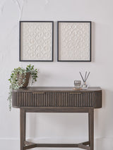 Next Pacific Lifestyle Set of 2 Black Paper Design Framed Wall Art- Buy online at McGrocer
