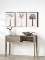 Next Pacific Lifestyle Natural Palm Tree Print Canvas Set with Black Frame Wall Art 60cm x 40cm- Buy online at McGrocer