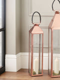Pacific Lifestyle copper glass large lantern, imported from the UK