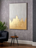 Pacific Lifestyle white abstract frameless canvas 140cm x 100cm, imported from the UK