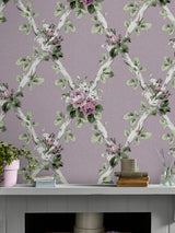 Next Laura Ashley Grape Elwyn Wallpaper Sample A4- Buy online at McGrocer