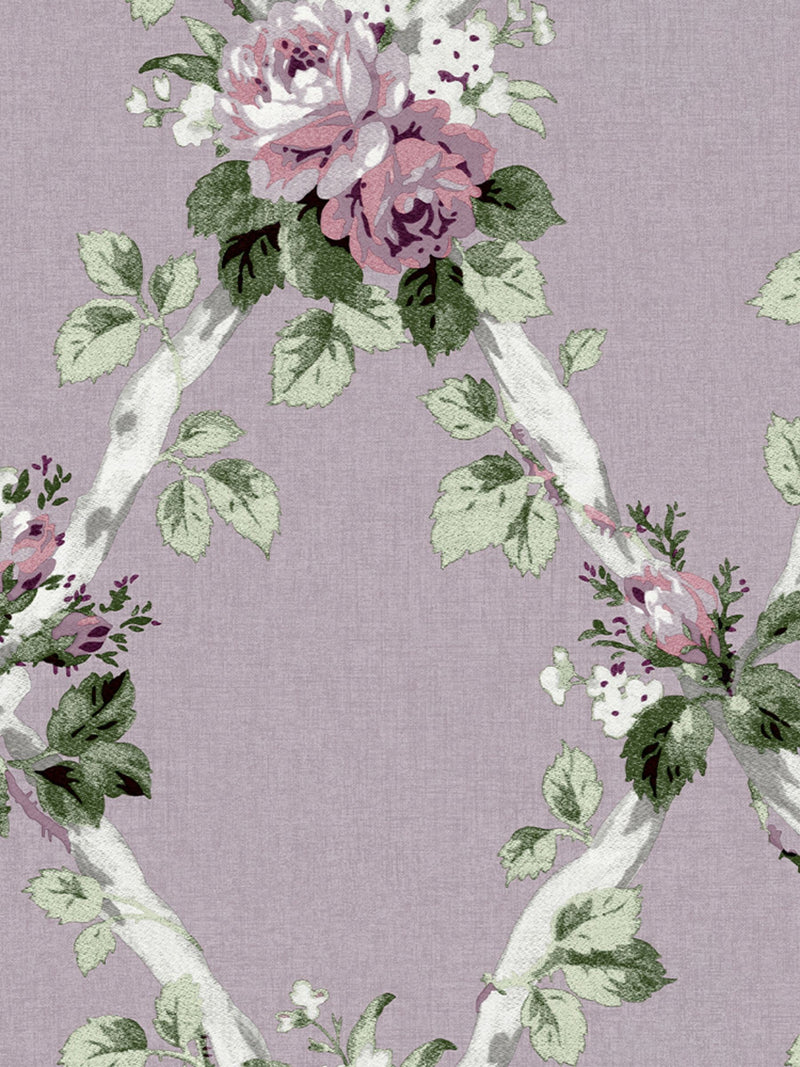 Laura Ashley wallpaper sample Grape Elwyn A4, UK version