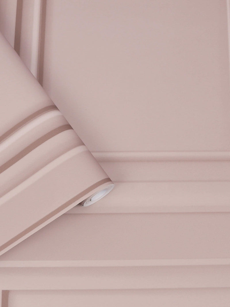 Laura Ashley blush wood panel wallpaper sample A4, UK version