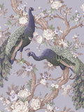 Laura Ashley Pale Iris Belvedere wallpaper sample, imported from the UK