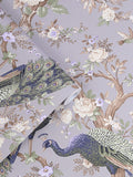 Laura Ashley Pale Iris Belvedere wallpaper sample, imported from the UK