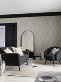 Taupe Leaf Sprigs A4 wallpaper sample - British product
