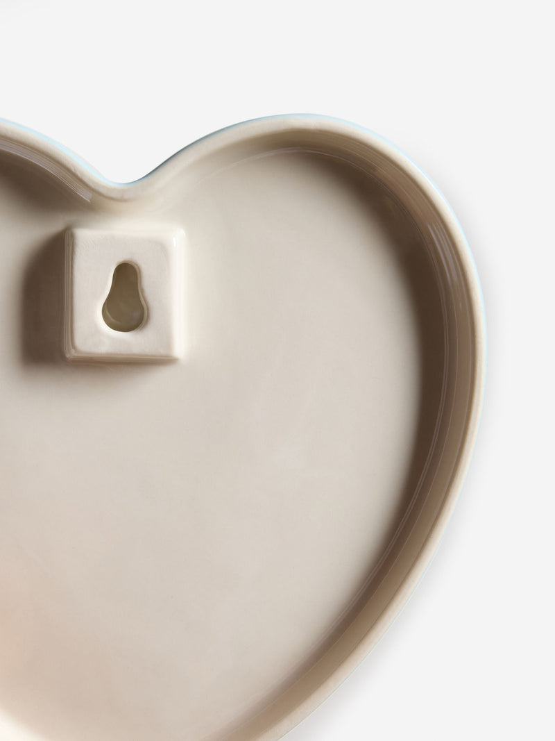 Multi ceramic bright love heart wall art set of 3 (British brand)