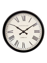 Next Brookpace Lascelles Black Large Metal Wall Clock- Buy online at McGrocer
