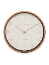 Next Brookpace Lascelles Rose Gold Firecrest Wall Clock- Buy online at McGrocer