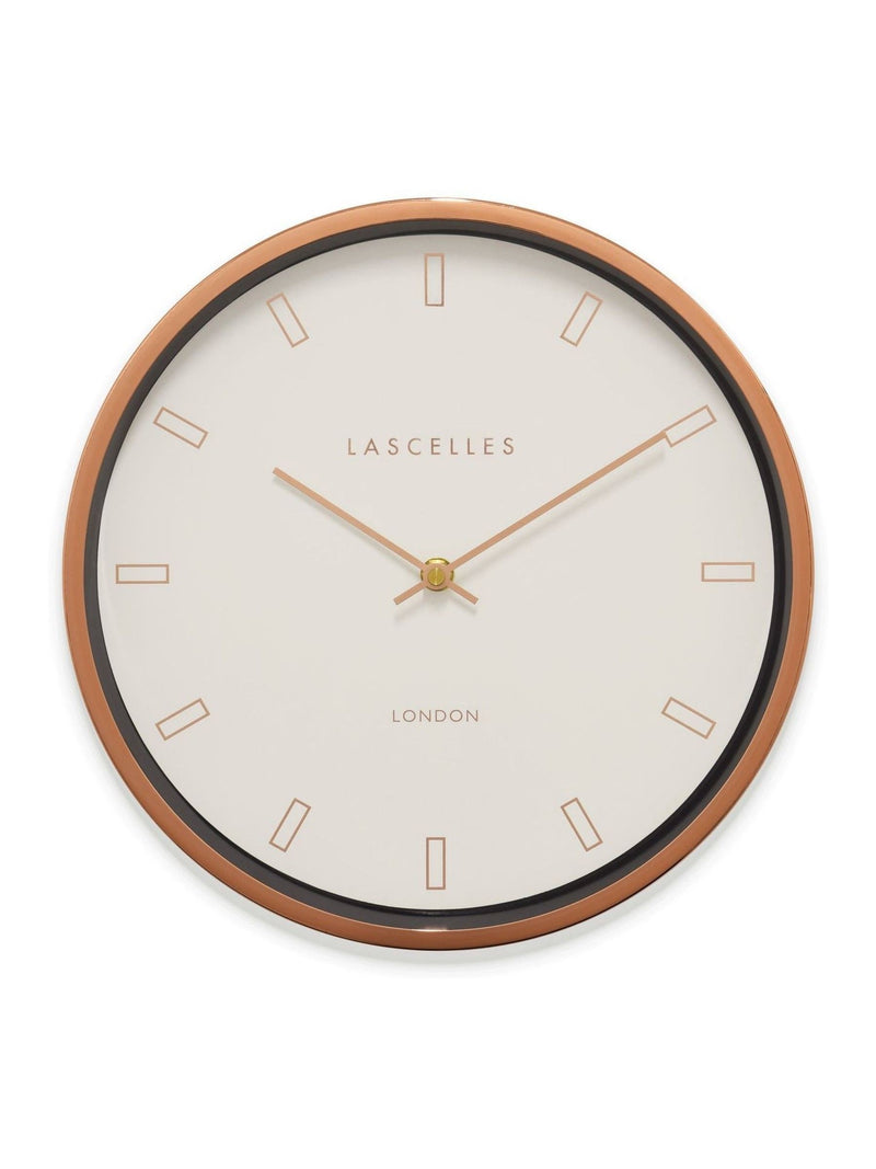 Brookpace Lascelles Rose Gold Firecrest wall clock - British product