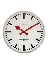 Next Brookpace Lascelles Chrome Large Deep Wall Clock- Buy online at McGrocer