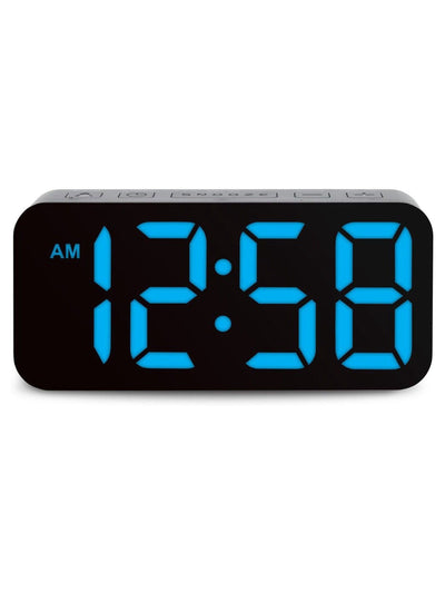 Next Acctim Clocks Black Ramone LED Colour Change Alarm Clock- Buy online at McGrocer
