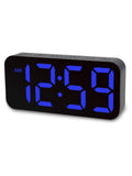 Acctim Clocks Black Ramone LED Farbwechsel Wecker - Britisches Produkt