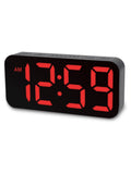 Acctim Clocks Black Ramone LED Farbwechsel Wecker - Britisches Produkt