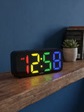 Acctim Clocks Black Ramone LED Colour Change Alarm Clock - British product