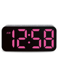 Acctim Clocks Black Ramone LED Farbwechsel Wecker - Britisches Produkt