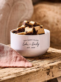 No Ordinary Gift personalised snack bowls 13x8 cm, UK version