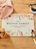 No Ordinary Gift personalised glass chopping board A3 - British product