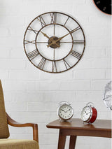 Next Brookpace Lascelles Black Vintage Outdoor Wall Clock- Buy online at McGrocer