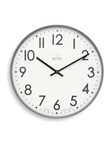 Next Acctim Ashridge Aston Grey 50cm Wall Clock- Buy online at McGrocer