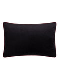 Paoletti velvet cushion black embroidered lobster design (British brand)