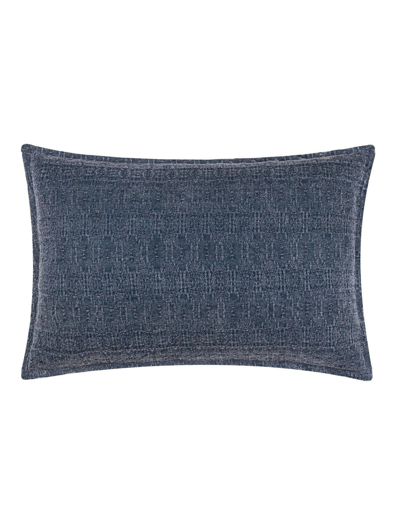 Yard Indigo Ramas Jacquard cushion 40x60cm (British brand)
