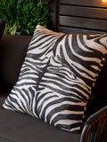 Paoletti zebra woven cushion 50x50, UK version