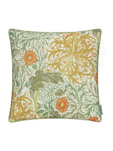 Next Morris & Co. Stone Strawberry Thief Piped Outdoor Cushion- Buy online at McGrocer
