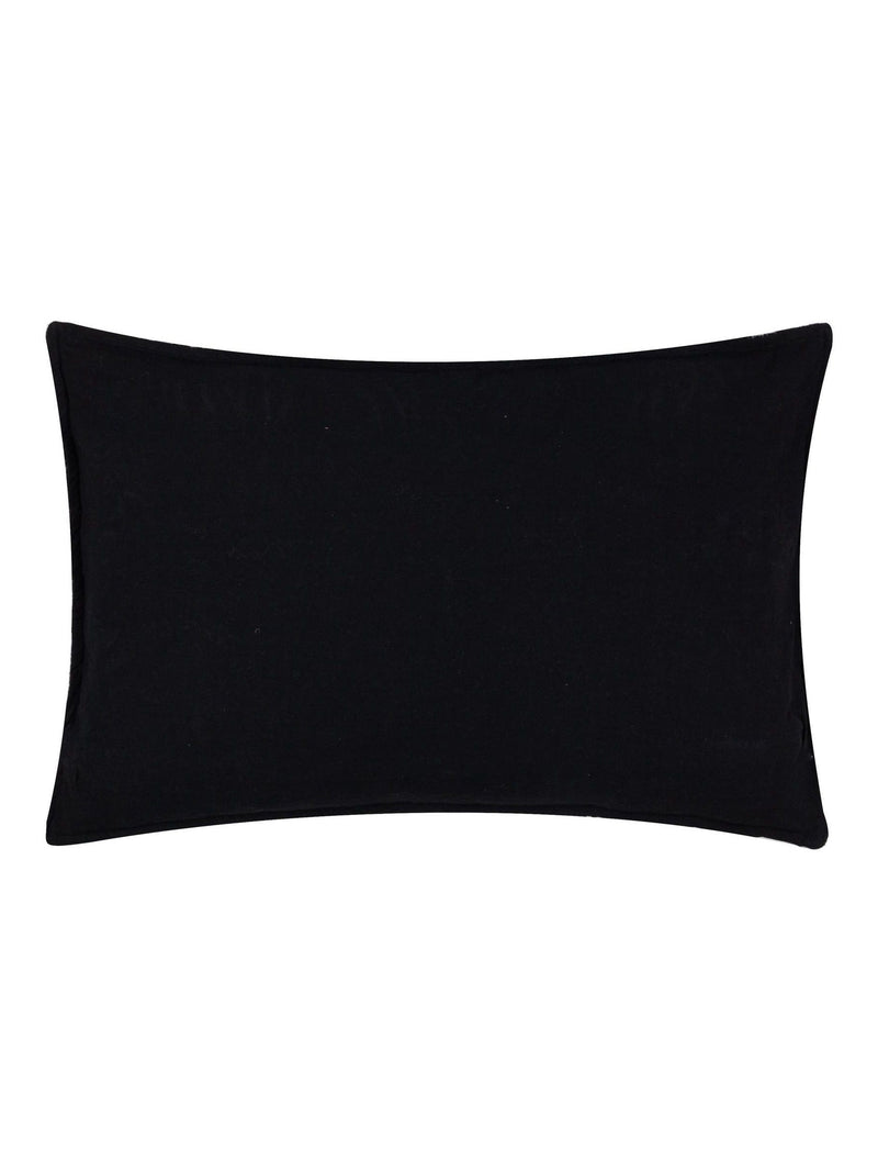 Yard Black Ramas Jacquard Cushion 40x60cm, UK version