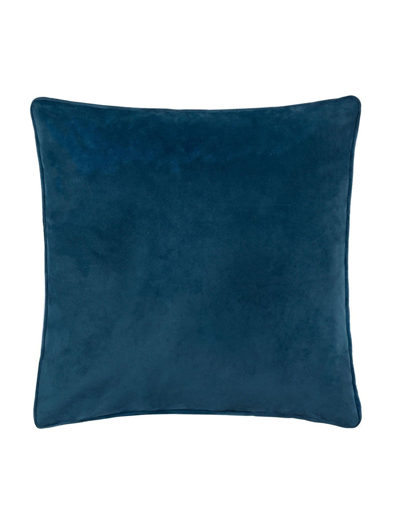 Paoletti navy koi pond velvet cushion, UK version