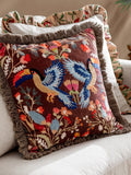 Wylder multicolour mirrored toucan cushion 45cm (British brand)