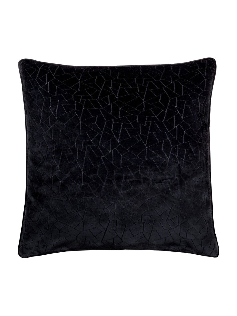 HÖEM piped velvet cushion 45cm - British product