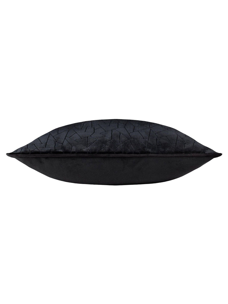 HÖEM piped velvet cushion 45cm - British product