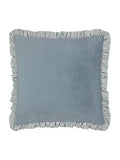 Wylder Solene ruffle velvet cushion 45cm, UK version