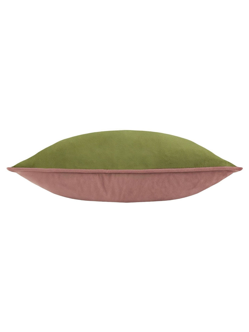 Paoletti Olive Moonlit Flight embroidered cushion 45x45cm - British product