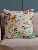Next Evans Lichfield Daisy Hill Willow Birds Printed Cushion- Buy online at McGrocer