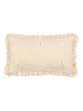 Furn Daises embroidered ruffle cushion 30x50cm UK version