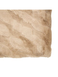 Gallery Home brown chevron faux fur throw 200x130cm, UK version