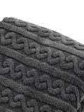 Gallery Home grey knit throw 200x130cm, imported from the UK