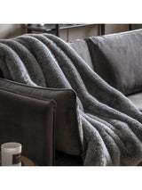 Next Gallery Home Grey Roscose Faux Fur Throw- Buy online at McGrocer