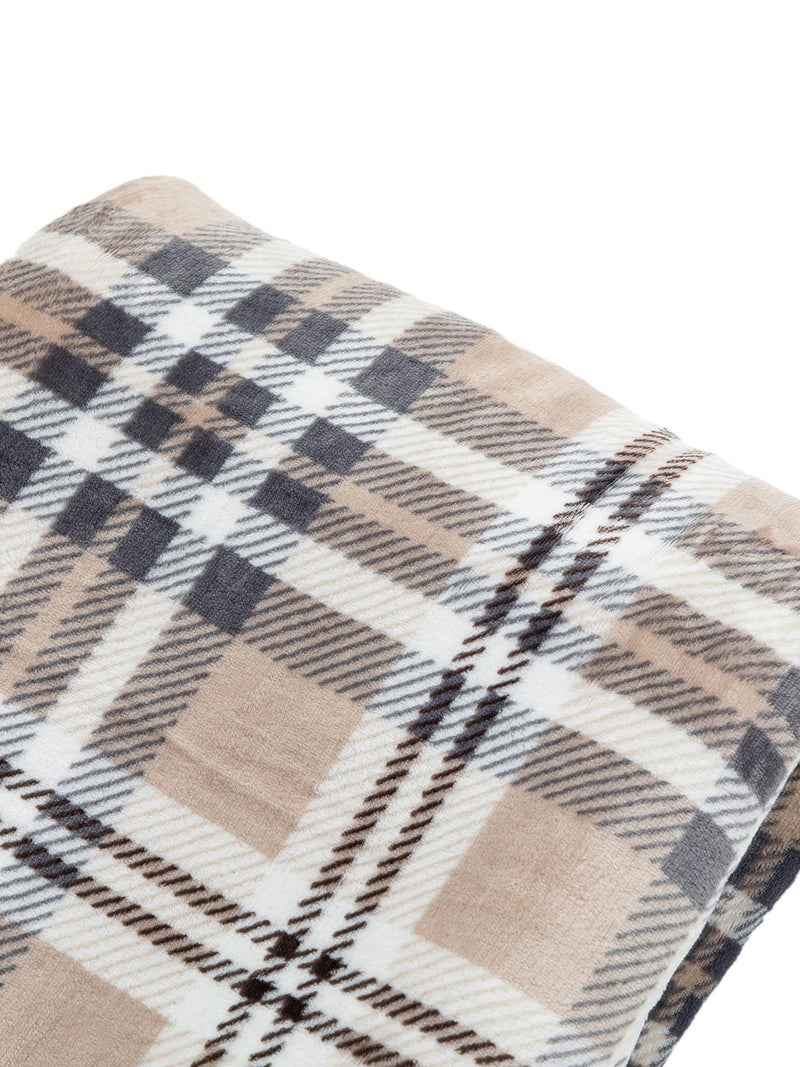 Gallery Home tartan sherpa throw 200x152cm - British product